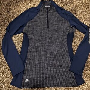 Adidas Golf Women's Quarter Zip Long Sleeve Sweater Sz M